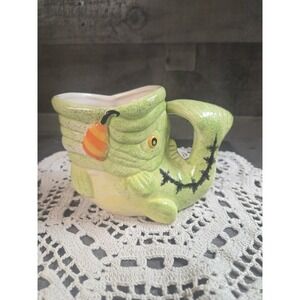 Fish Cup Green Ceremic Great Gift for the‎ Fisherman